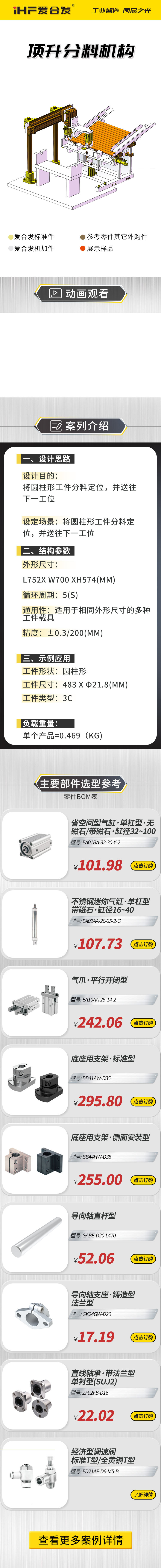 愛(ài)合發(fā)案例剖析：頂升分料機(jī)構(gòu)！